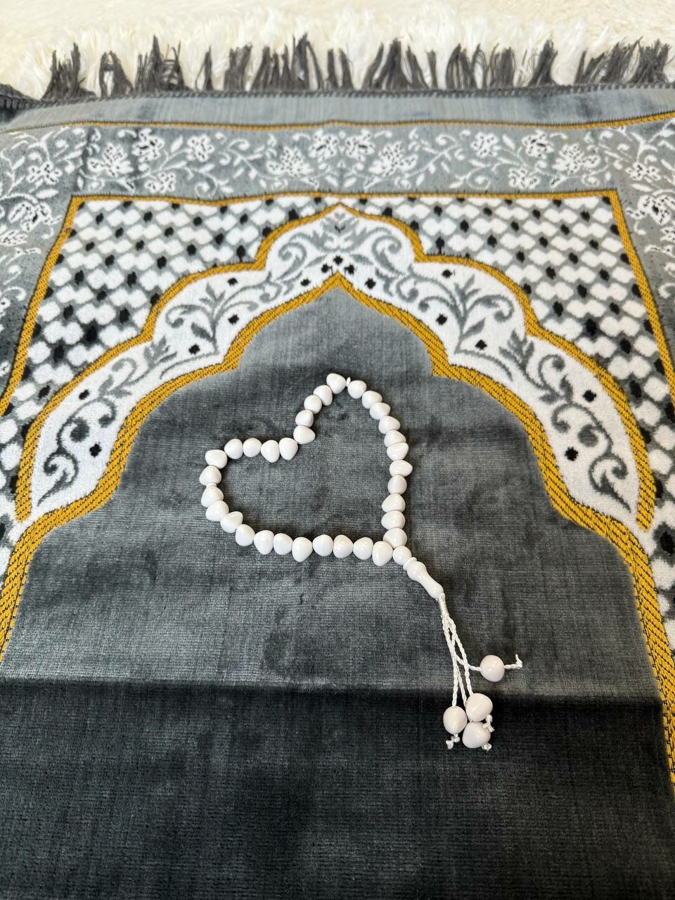 Подарочный набор 4в1, для намаза, коврик, тасбех, тюбетейка и чехол