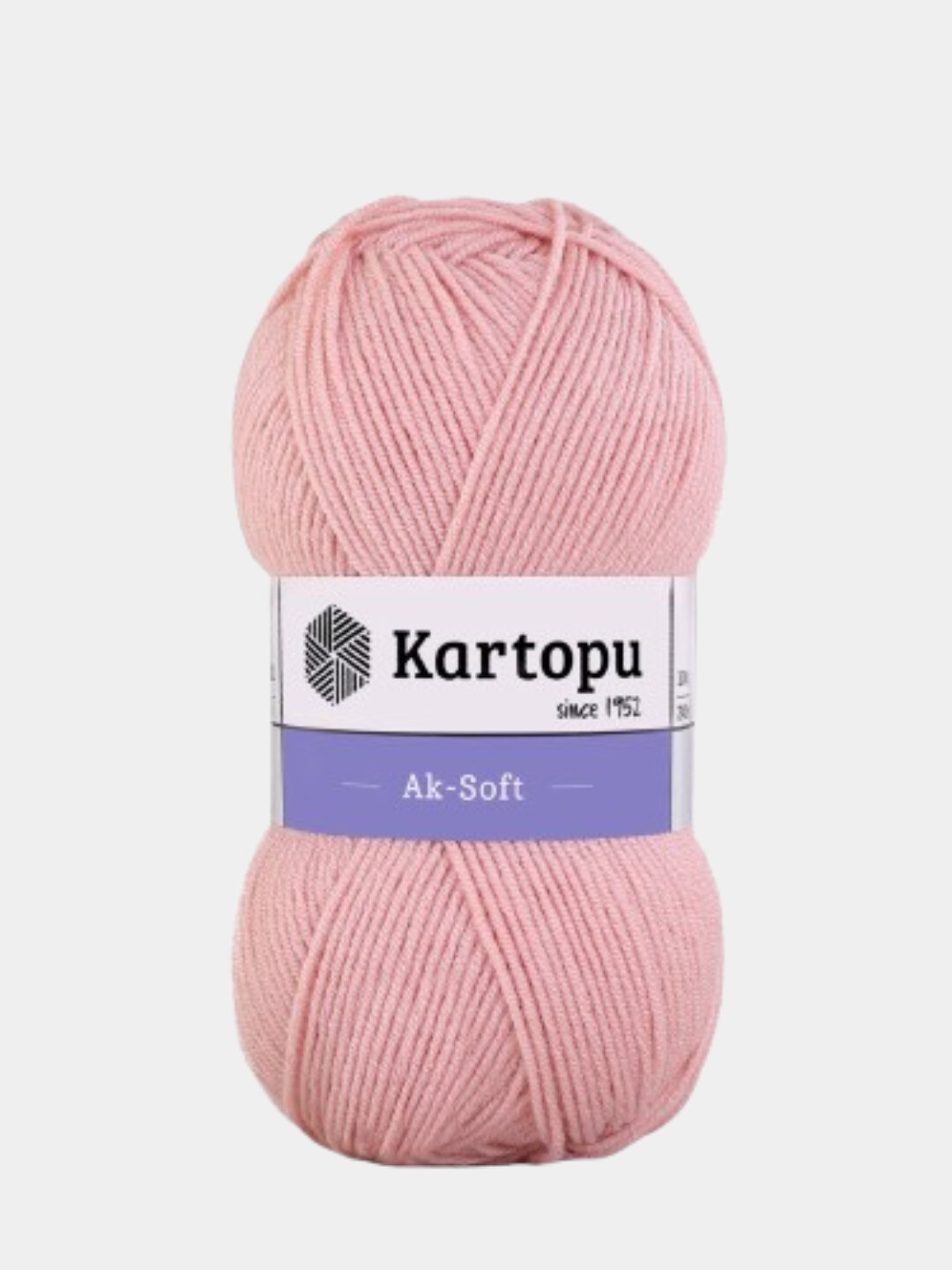 Пряжа Kartopu Ak-Soft гипоаллергенная, акриловая, 100 г, 250 м