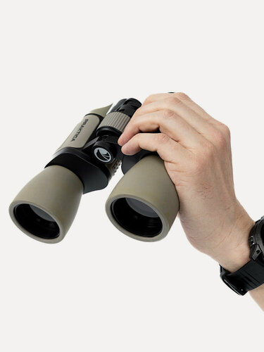 Изображение товара Бинокль Praktica Falcon 20x50, песочный, просветлённая оптика, Porro-призмы