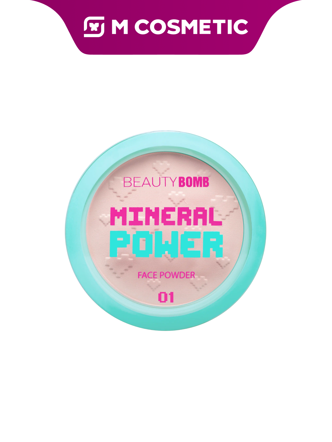 BEAUTY BOMB Минеральная пудра Miner powder тон 01, светло-бежевая