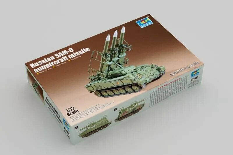 Trumpeter Model 07109 1/72 русский САМ-6 противовоздушная ракета