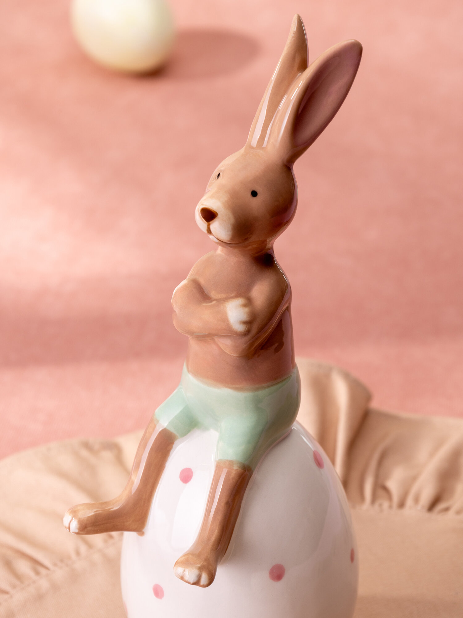 Фигурка, статуэтка Lefard "Кролик", керамическая, 8.3*7.3*20.5 см — фото 1