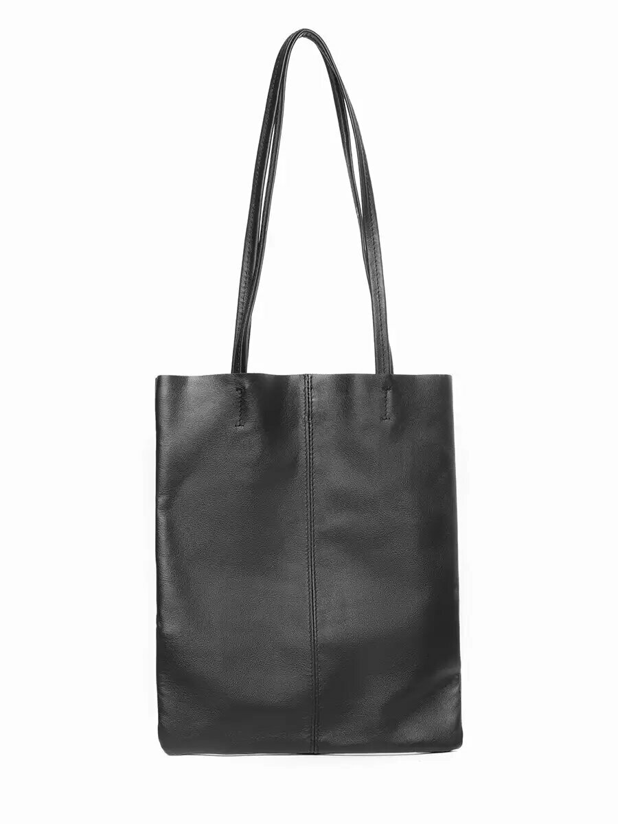 Сумка шоппер Botson, фактура гладкая, черный — фото 1