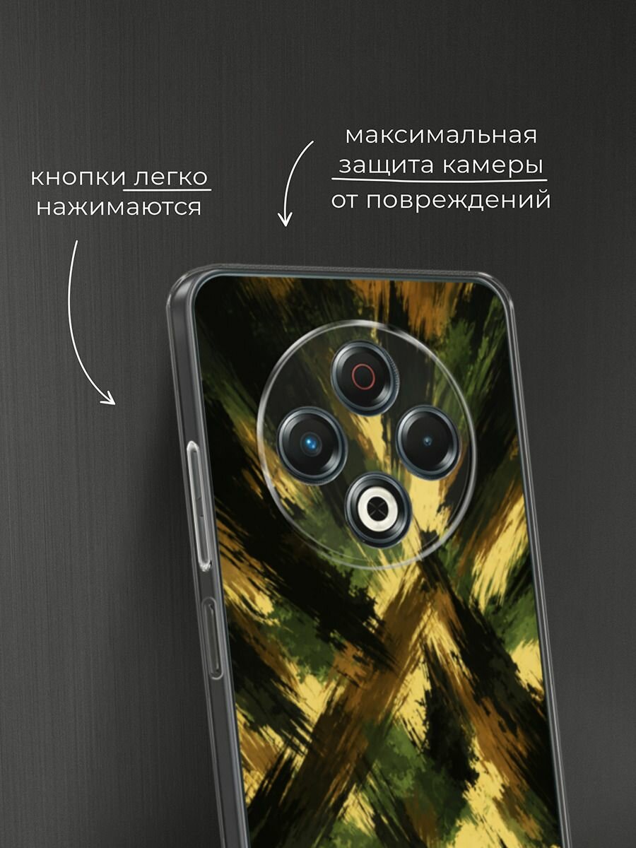 Чехол на Tecno Spark 30 / Текно Спарк 30 с принтом Абстрактный камуфляж — фото 1
