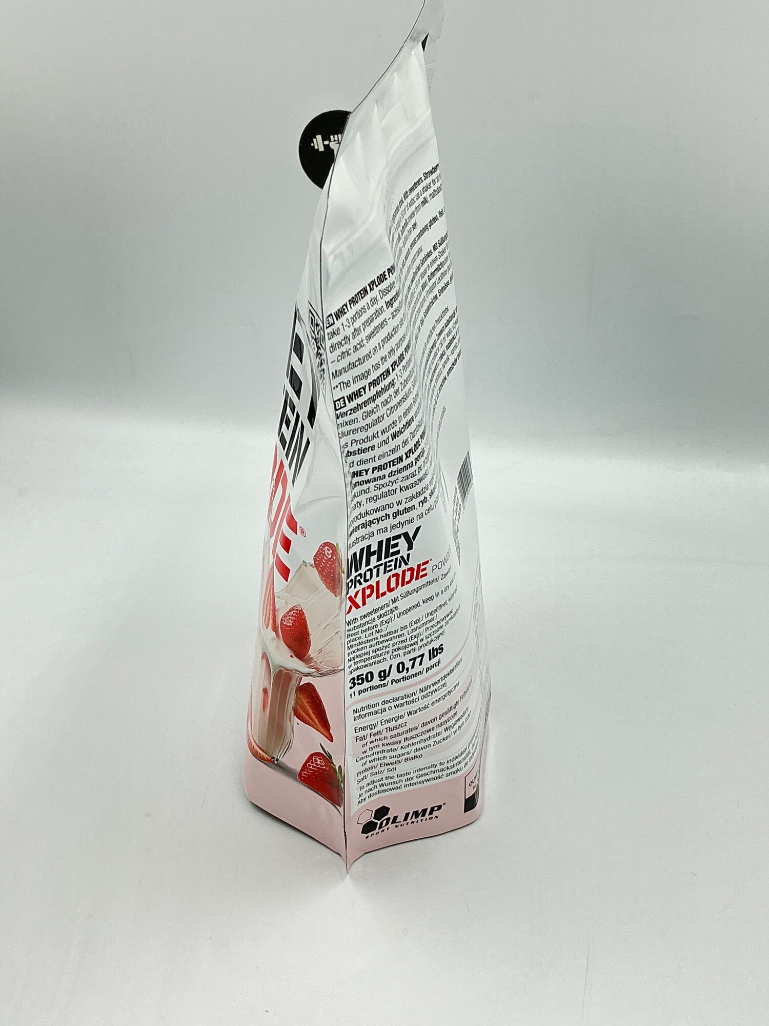 Olimp Whey Protein XPLODE 350g вкус Strawberry dream, вей протеин для роста мыщц — фото 1
