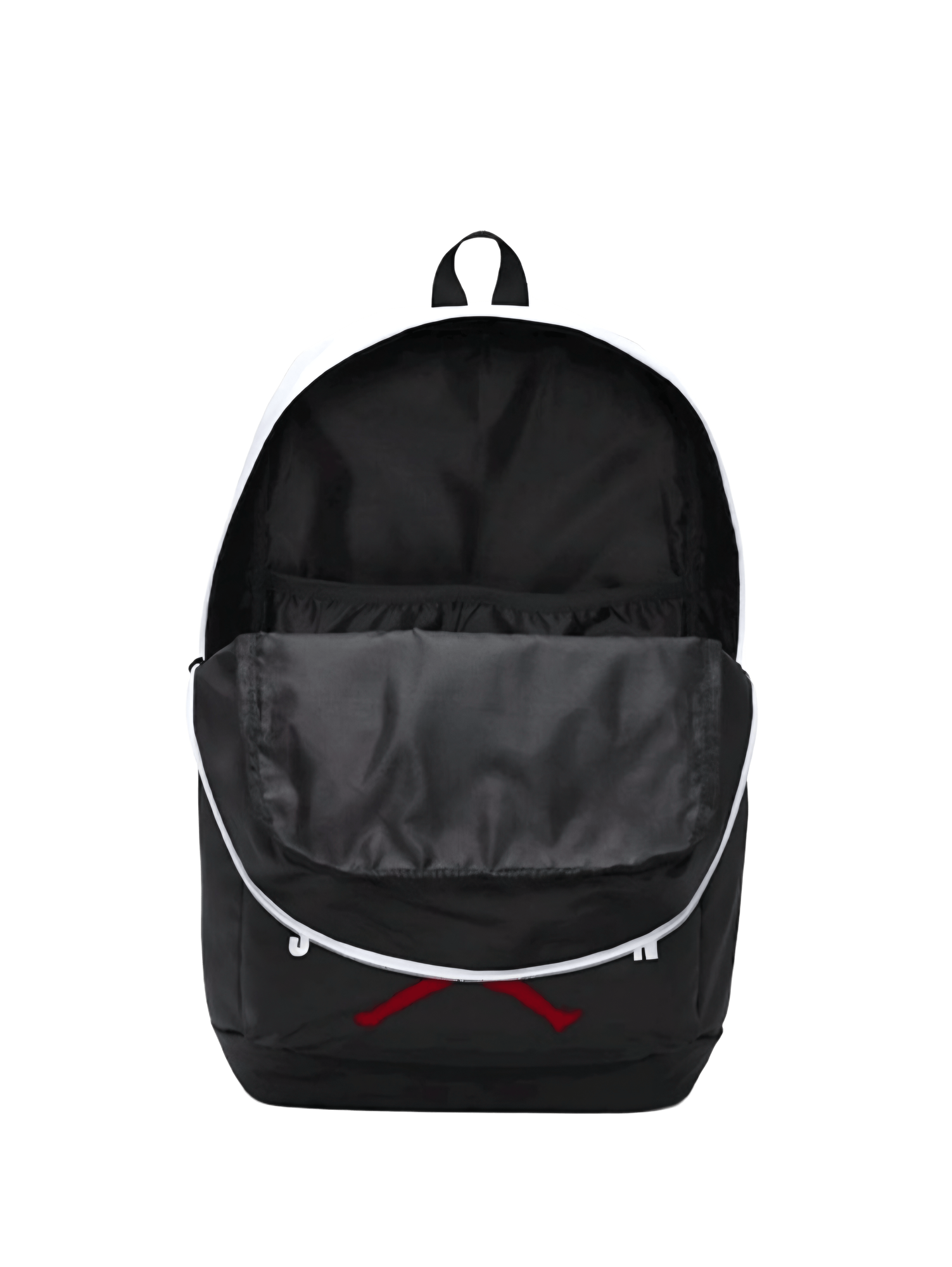 Рюкзак Jordan, городской/туристический, полиэстер, черно-бело-красный — фото 1