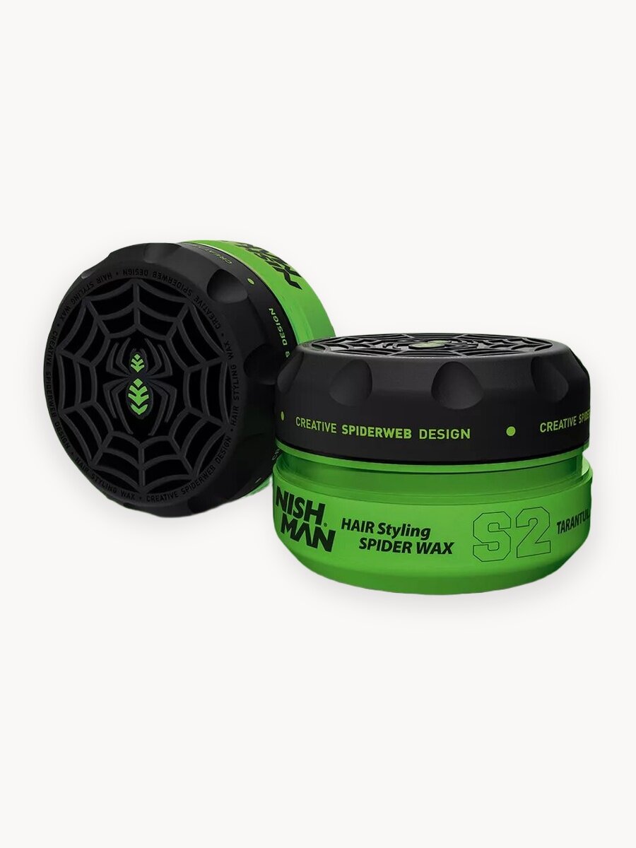 Воск паутинка для волос, профессиональный стайлинг, сильная фиксация и блеск NISHMAN S2 для мужчин, 100 мл