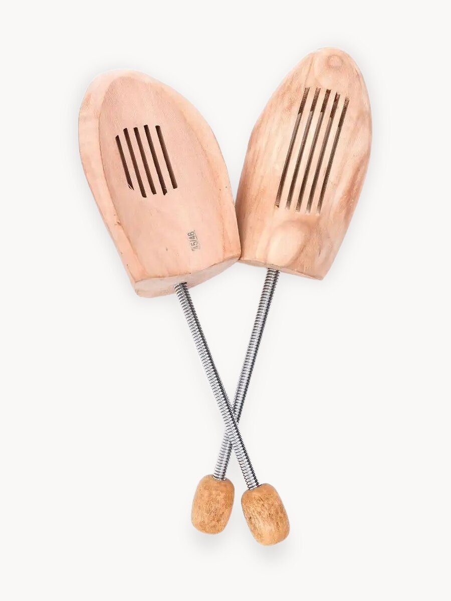 Формодержатели пружинные VALVI из натурального дерева для модельной обуви, размер 39/40