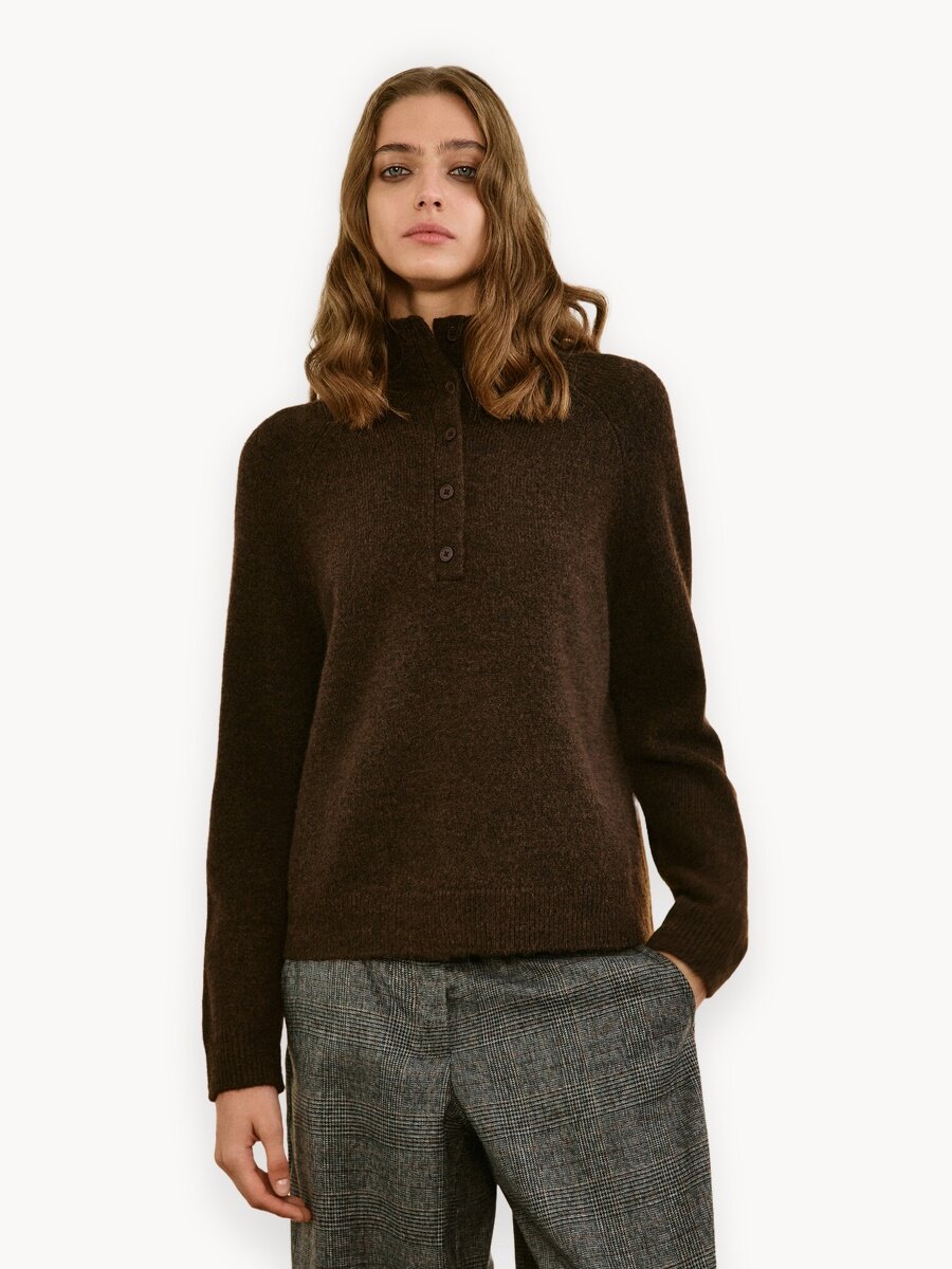 Свитер Befree Woman Mix&Match, размер L, , Шоколадный