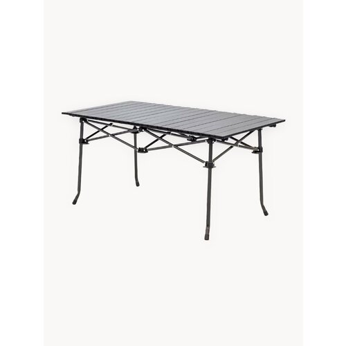 Стол туристический складной металлический в чехле черный