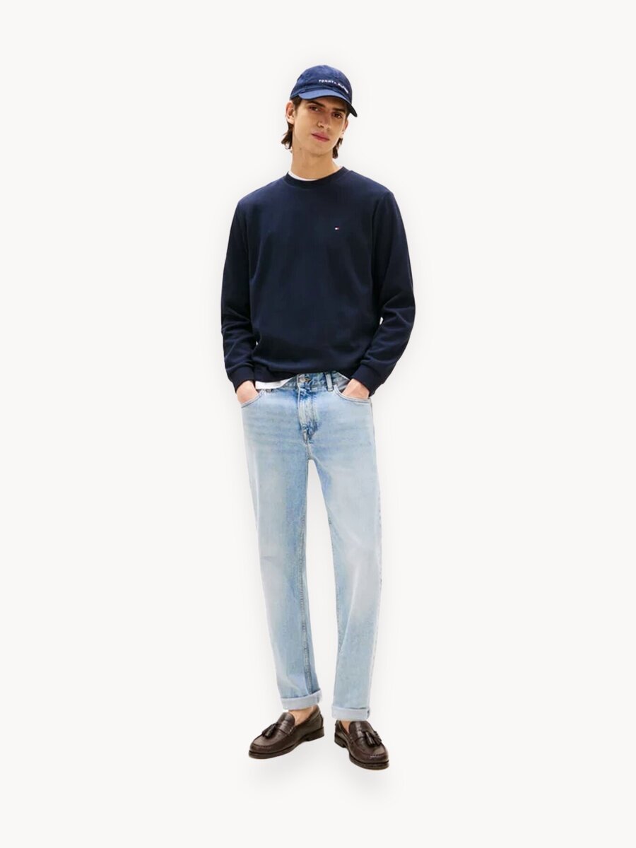 Лонгслив TOMMY HILFIGER, размер M, , темно-синий