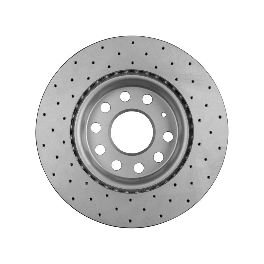 Тормозной диск передн. plus s audi a3 (8p) 03-; skoda octavia ii (a5) 04-; vw caddy iii 04- (m2000421s) (Marshall M2000421S)