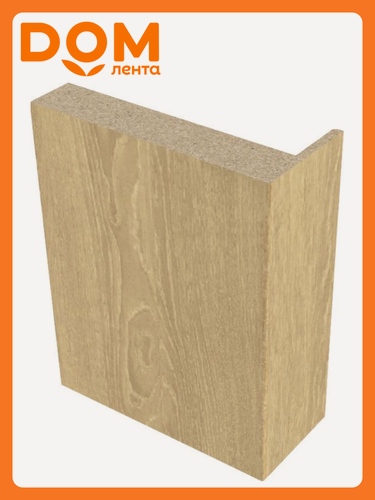 Изображение товара Наличник прямой телескопический 80х10 см ПВХ (5 шт.), дуб янтарный