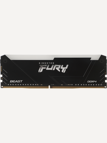 Изображение товара Память DDR4 32GB 3200MHz Kingston KF432C16BB2A/32 Fury Beast RGB RTL Gaming PC4-25600 CL16 DIMM 288-pin 1.35В dual rank с радиатором RTL