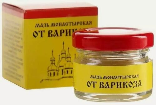 Изображение товара Мазь Монастырская "От варикоза", Бизорюк, крем для ног, 25 мл