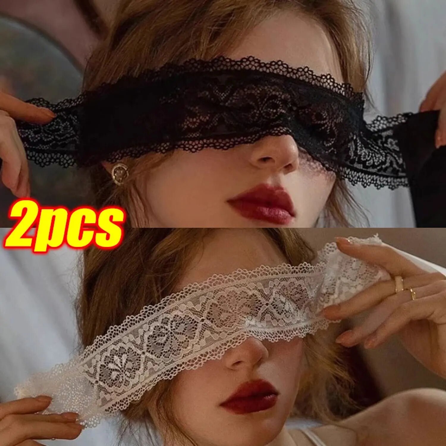 Кружевная маска для глаз Pure Desire 2pcs