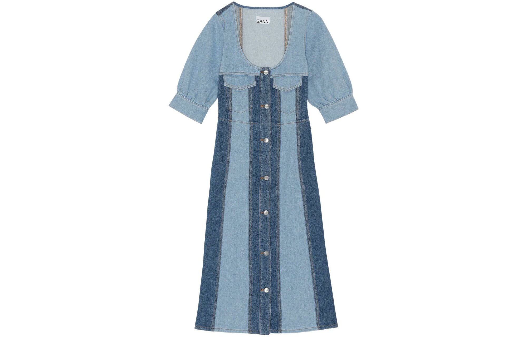 Платье GANNI Short-Sleeved Dresses