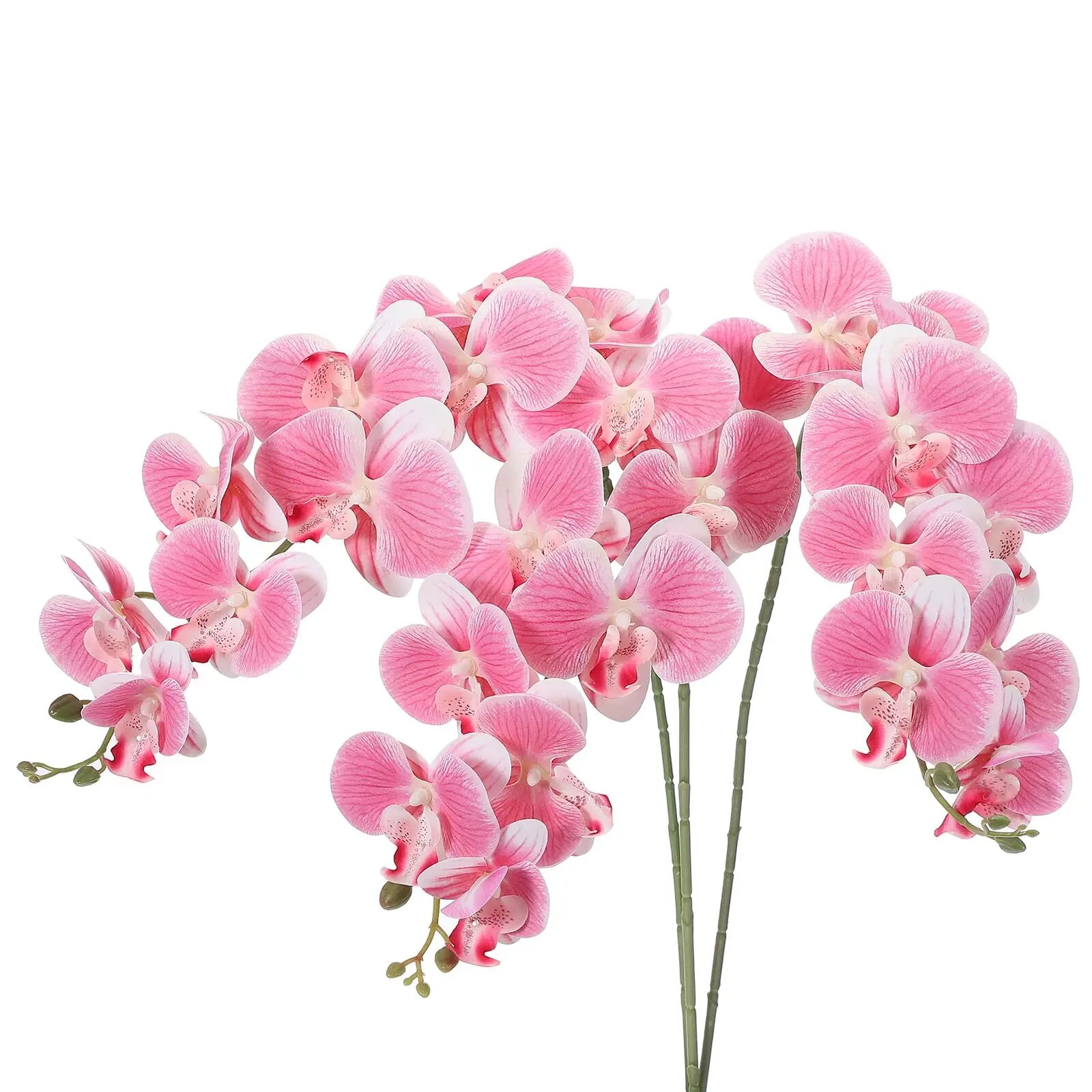 Искусственные орхидеи Фаленопсис 6 шт. для декора Розовый, pink