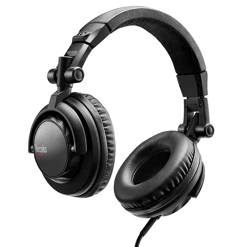 Головные телефоны Hercules HDP-DJ45 Over-Ear стерео для DJ-микширования и мониторинга, удобная конструкция для