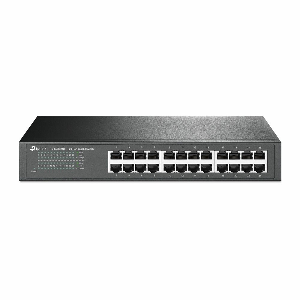 Коммутатор TP-LINK TL-SG1024D 24 порта, неуправляемый