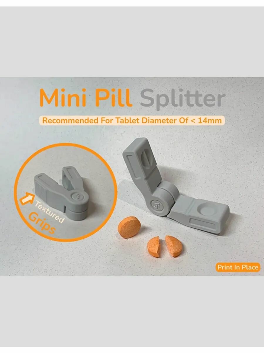 Мини-разделитель таблеток 3D печать из пластика
