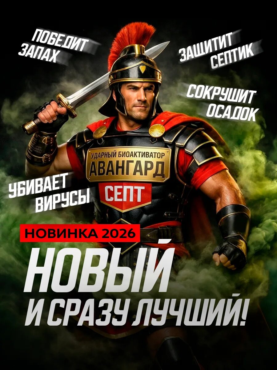 Биоактиватор для септиков и выгребных ям АвангардСепт. Подходит для: септиков, дачных туалетов, выгребных и силосных ям — фото 1