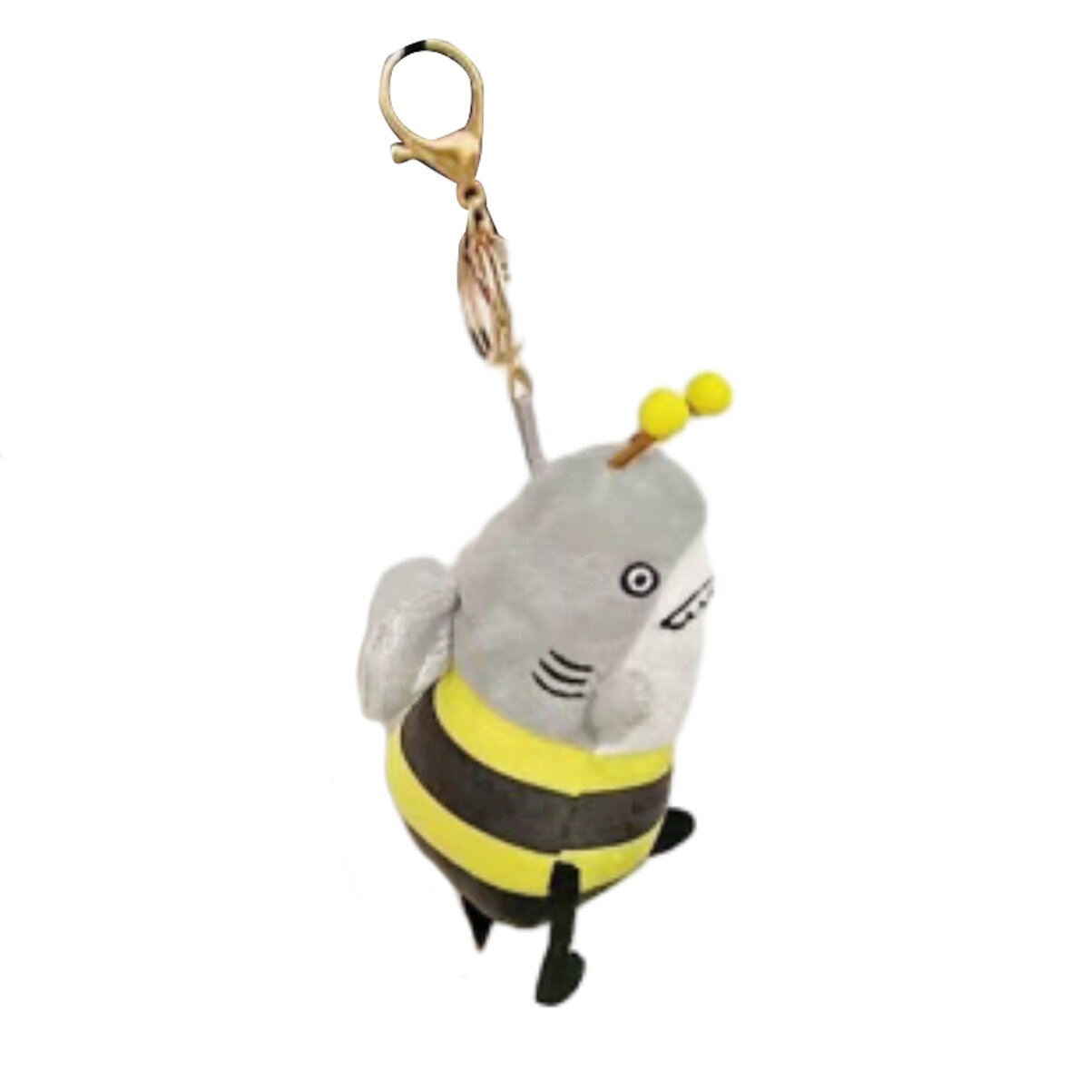 Плюшевая подвеска унисекс XIONGJUN Shark Bee 12cm[Lobster Buckle]
