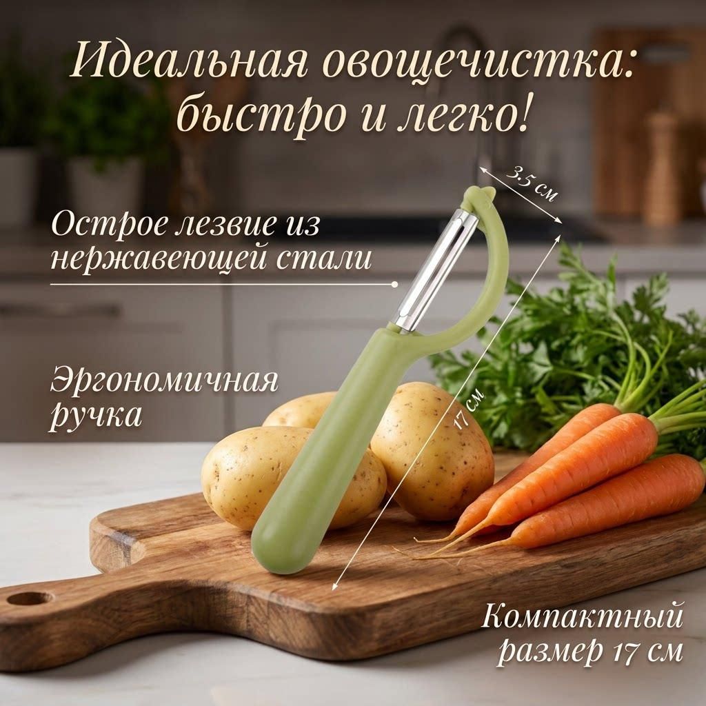 Tescoma Овощечистка из нержавеющей стали для кухни