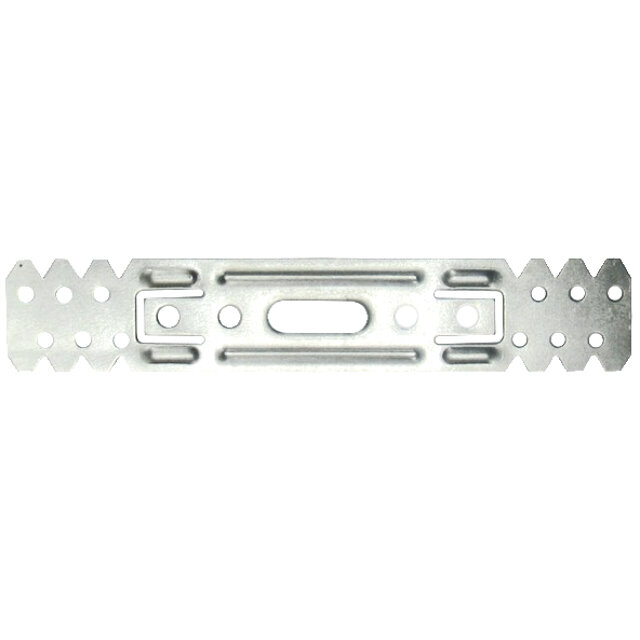 Подвес прямой укороченный 60 х 27 х 0.6 мм оцинкованная сталь серый арт. 02211202