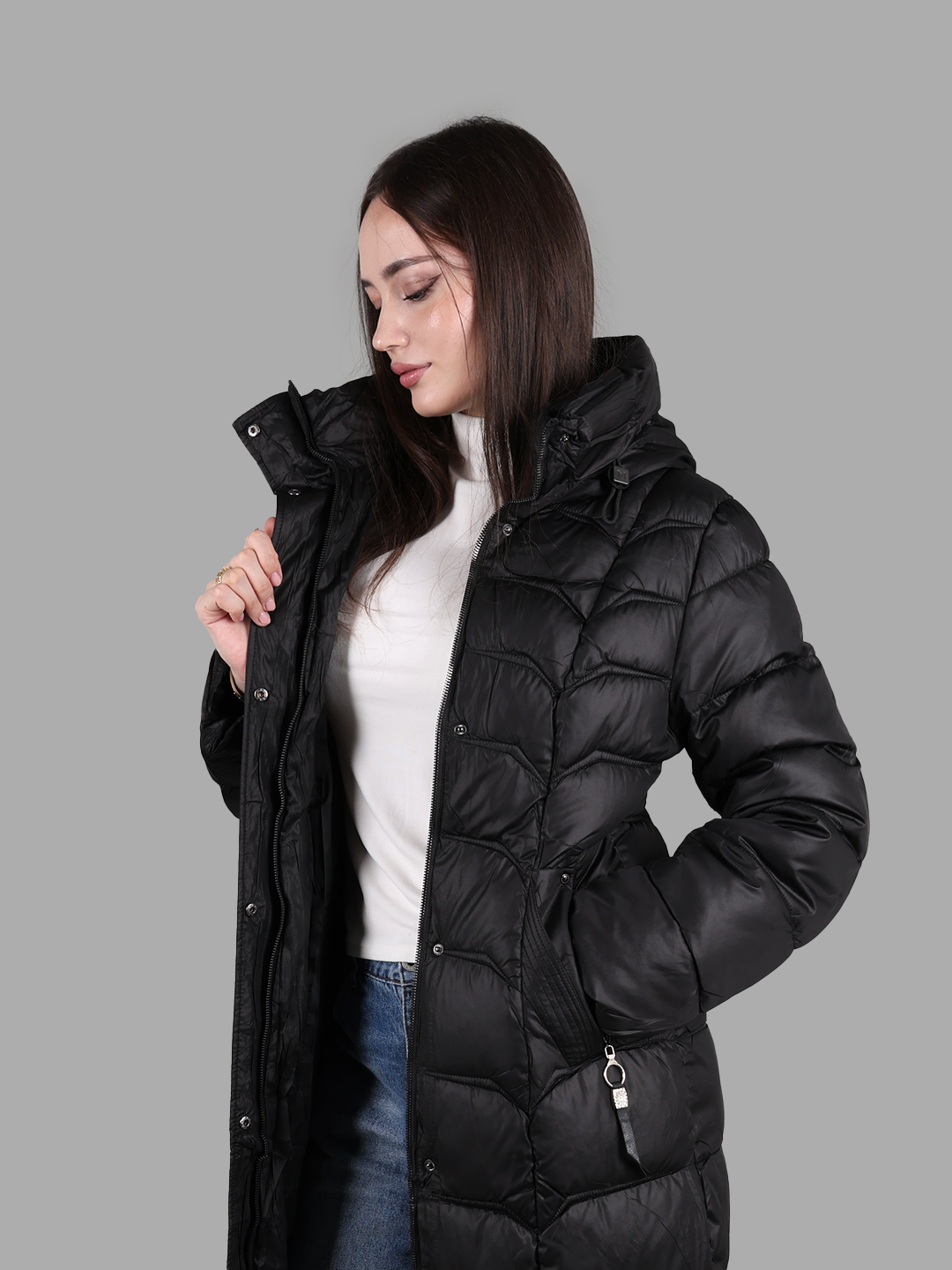 Куртка , размер 48, черный — фото 1