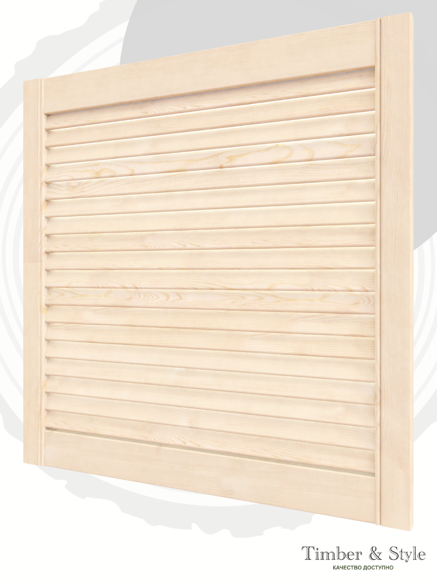 Дверца жалюзийная наборная сорт А 1205 х 594 мм Timber&Style - фото №3