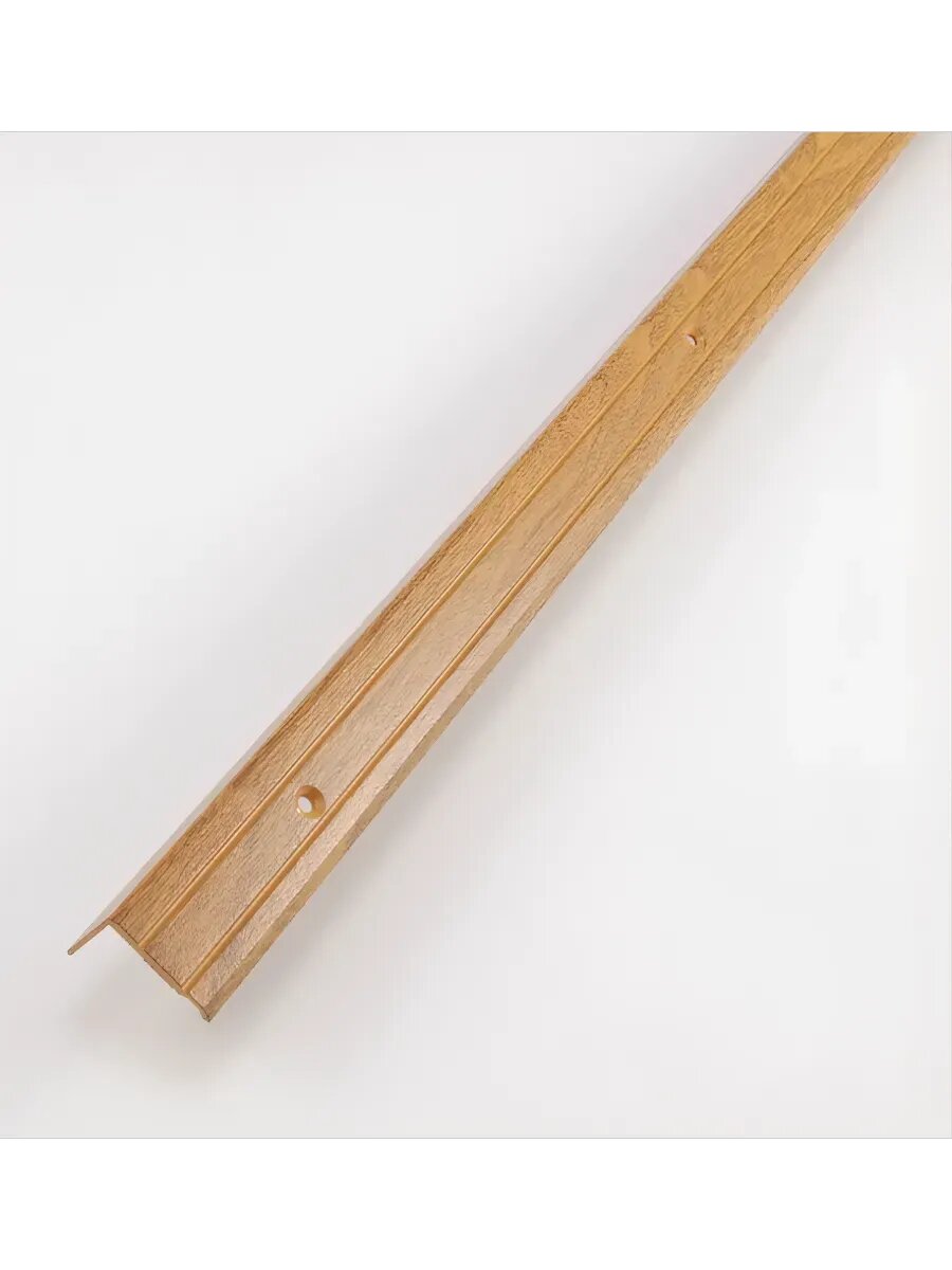 Порог угловой 18x24 мм алюминиевый цвет Дуб 90 см