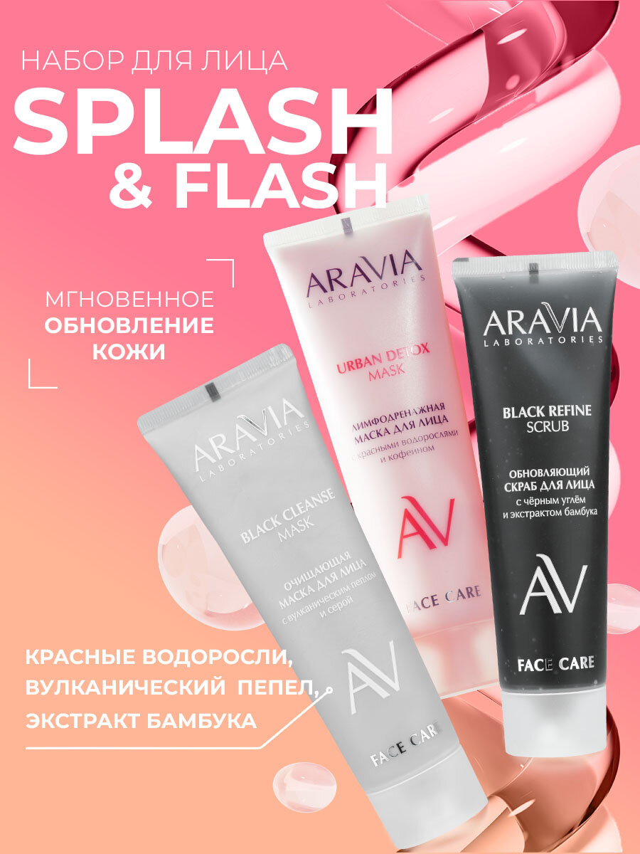 Набор для ухода за кожей лица Splash & Flash