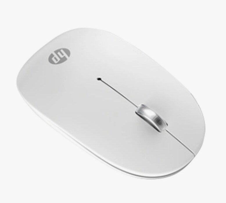 Мышь беспроводная HP s1500 оптическая 1600dpi радиоканал 2,4пря белая