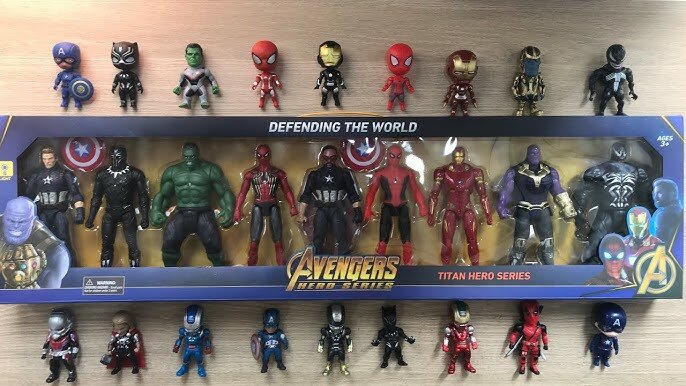 Фигурки "Marvel Avengers Endgame Titan Hero Series", 8 шт, 30 см