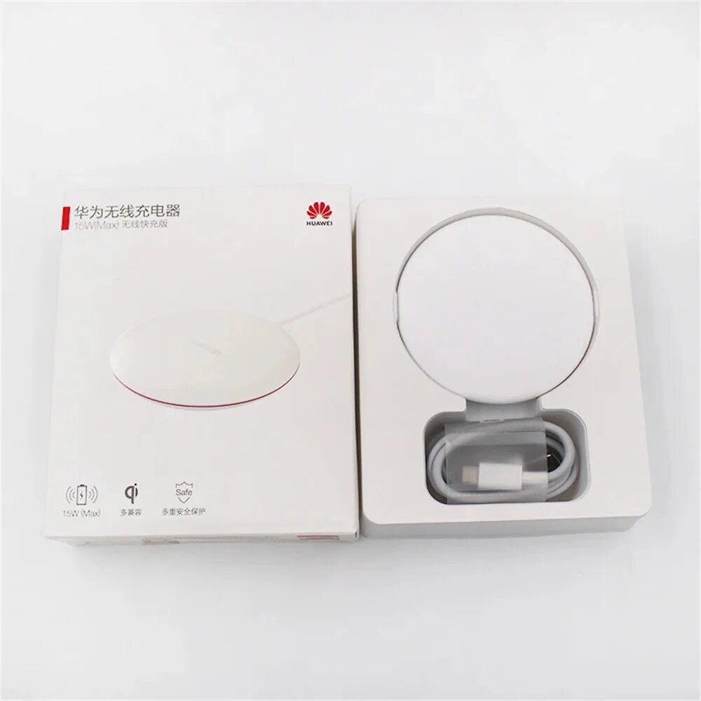 Беспроводное зарядное устройство Huawei QI, 15 Вт макс, с кабелем USB Type-C для Pura 70 P60 P50 P40 P30 Pro Mate 60 50 40 Pro X3 X4 X5