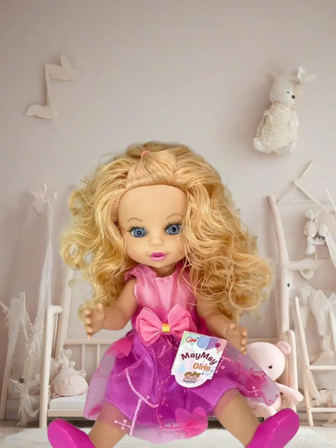 Кукла для девочек, говорящая музыкальная игрушка, 36 см. — фото 1
