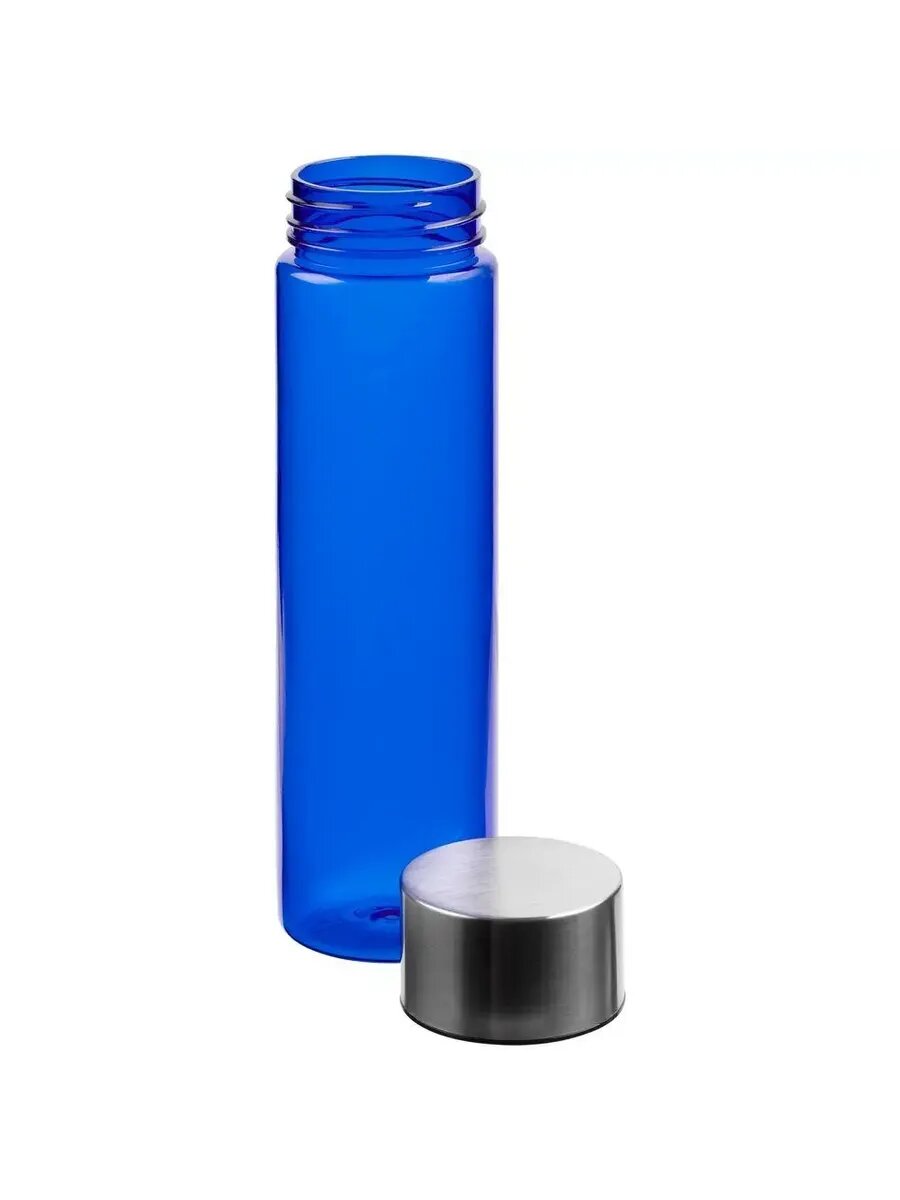 Стильная синяя бутылка для воды, 450 мл