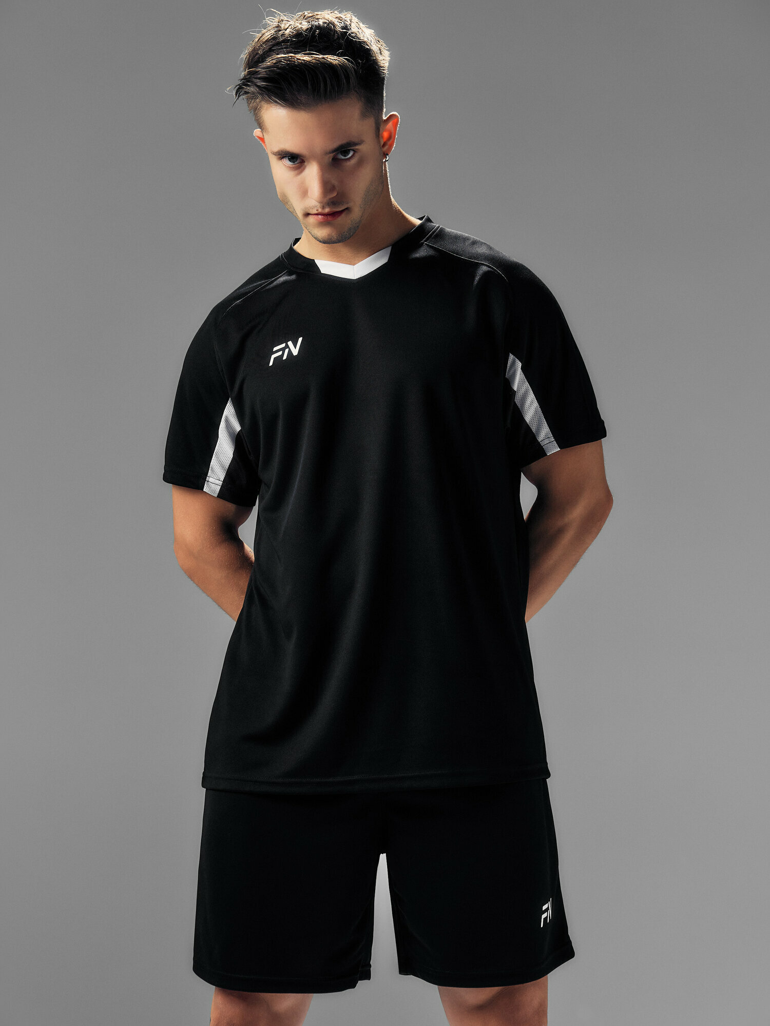 Комплект одежды FN футбольная форма Fame, размер M, черный — фото 1