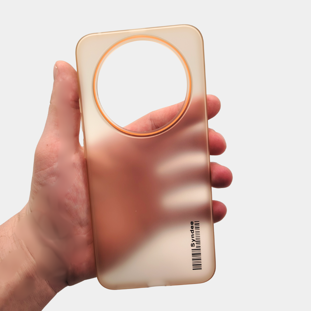 Чехол для смартфона HONOR X9d. Золотистый матовый, пластиковый, не желтеет