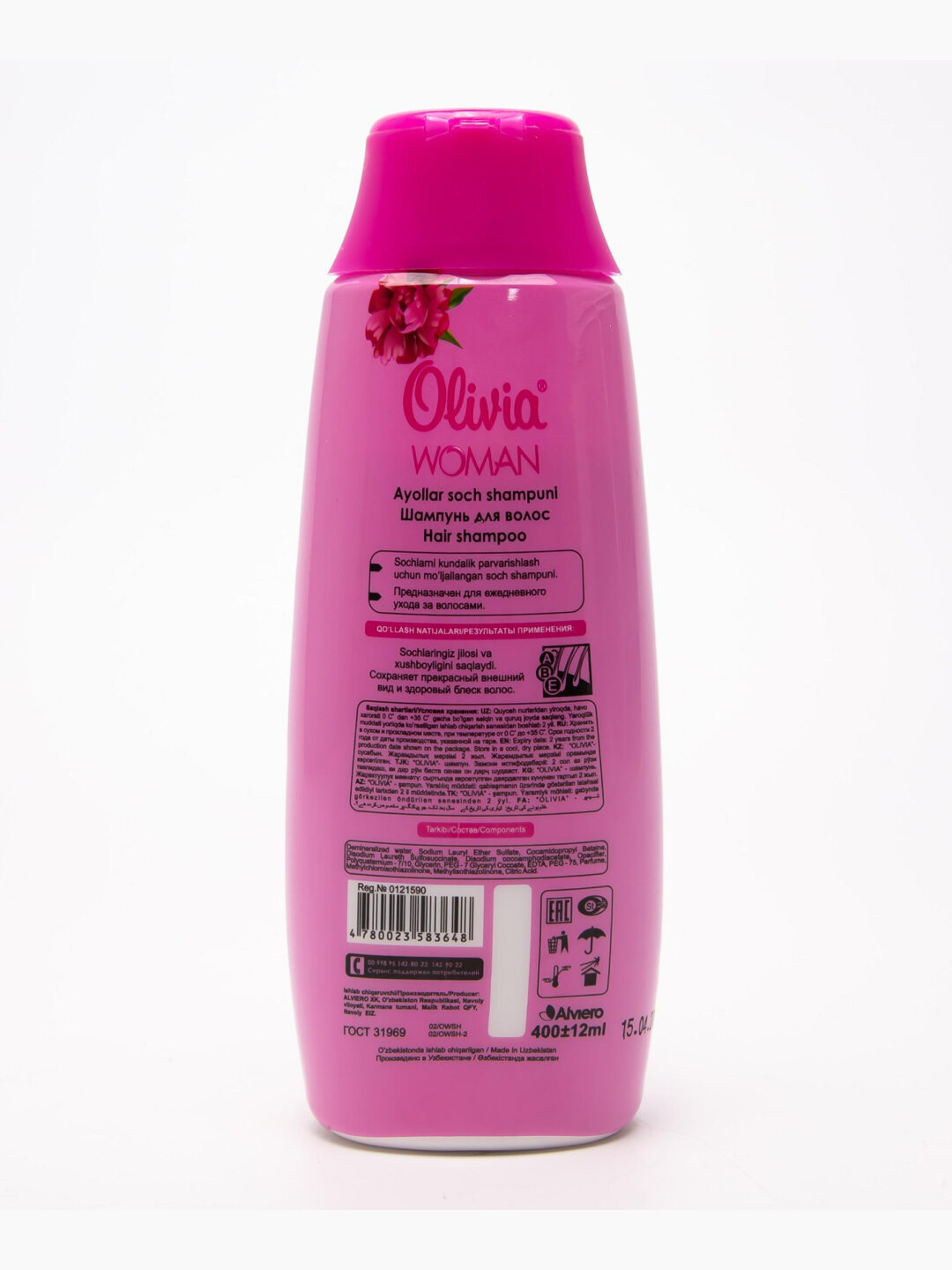 OLIVIA Шампунь для волос, Woman Уход и питание, объем 400 мл — фото 1