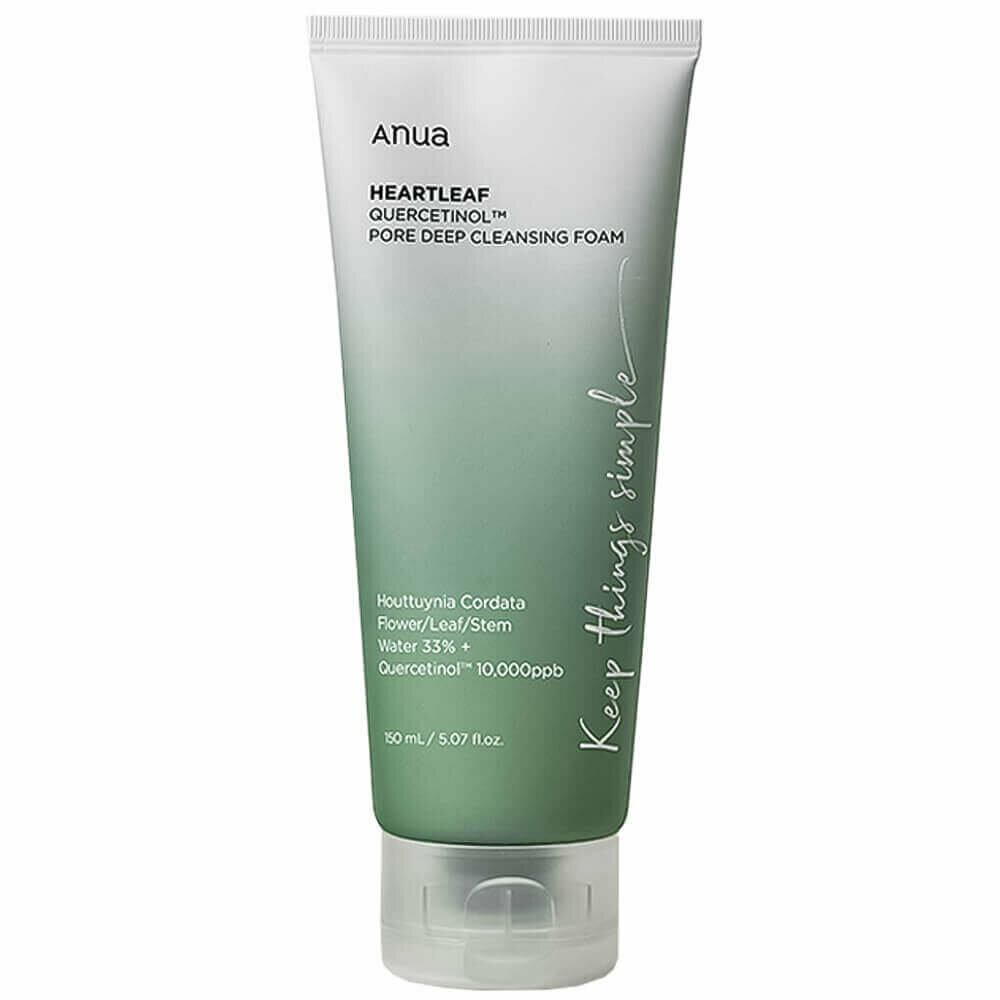 Anua Heartleaf Quercetinol Pore Deep Cleansing Foam Кверцетиноловая пенка-скраб для глубокого очищения пор