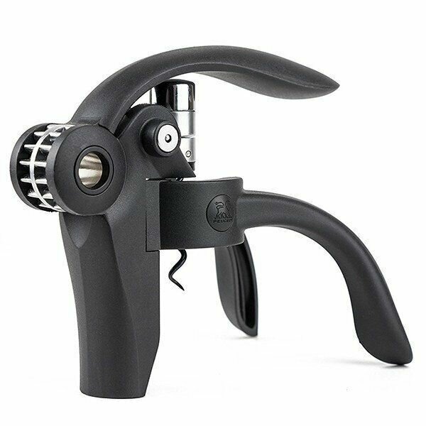 Штопор для вина механический Peugeot Vin Baltaz Dark пластиковый, в подарочной упаковке, черный