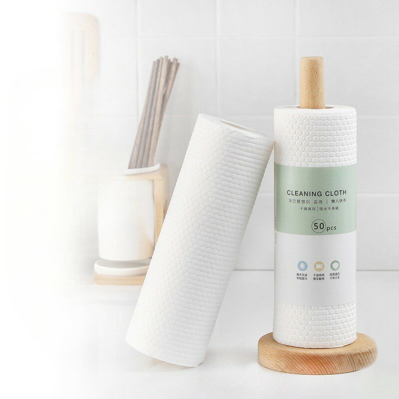 Салфетки безворсовые многоразовые для уборки в рулоне. — фото 1