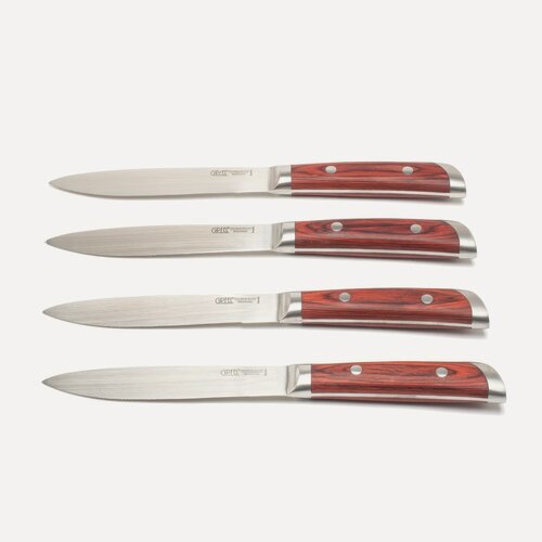 Изображение товара Набор ножей Gipfel 8493 COLOMBO 4 предмета, коричневый/стальной