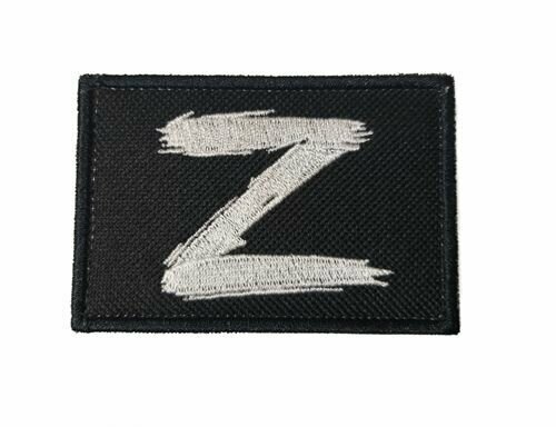 Шеврон Z 5*8 вышивка черный