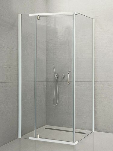Изображение товара Душевой уголок Royal Bath RB 90х90х200 стекло прозрачное 6мм профиль белый