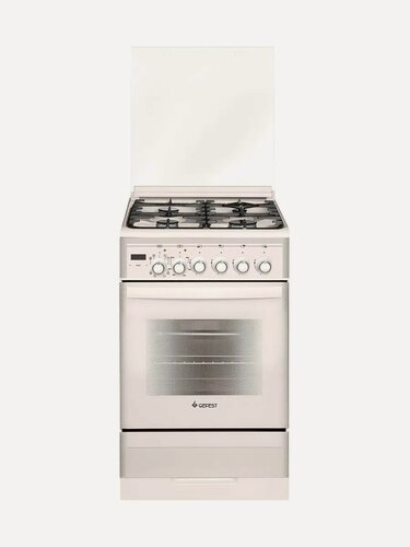 Изображение товара Плита Gefest ПГЭ 5302-04, комбинированная, 4 газовые конфорки, 55 л, кремовая