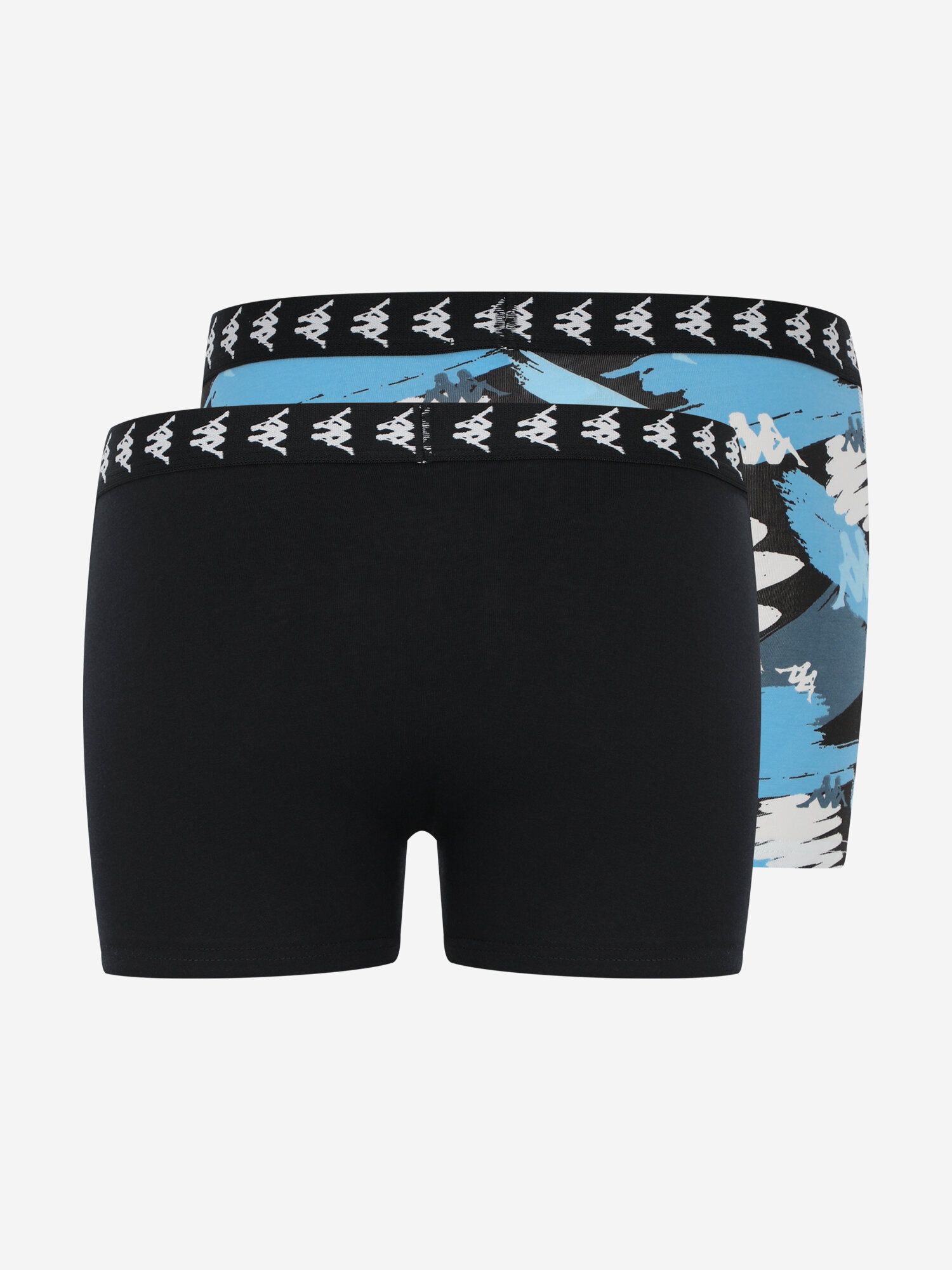 Трусы Kappa, размер 146-152, черный/голубой — фото 1