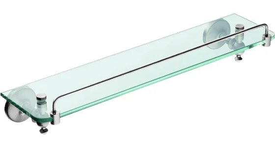 Полка Art&Max Antic AM-E-2682AL 50 см прямая стеклянная латунь хром глянцевая полка для ванной с бортиком